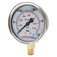 NPT, PRESSURE GAUGES