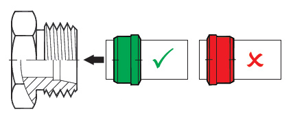 adjustable port fittings, straight port fittings